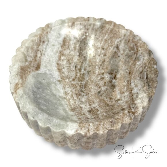 Scalloped Round Marble Dish – Threshold Studio McGee - Target 2023 - Picture 7 of 7